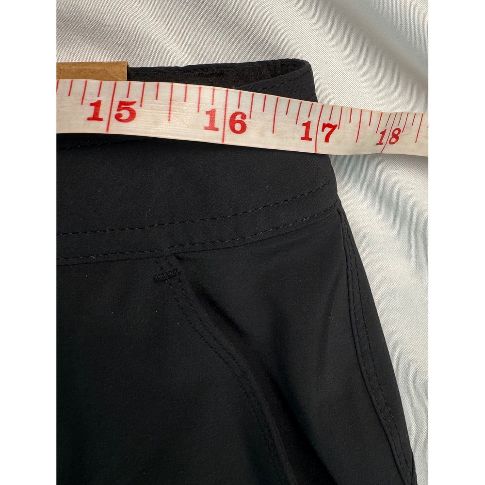 Eddie Bauer WT Flexion Lined 2.0 Pant Womens 12T Black Straight Leg Mid Rise NWT - Picture 9 of 16